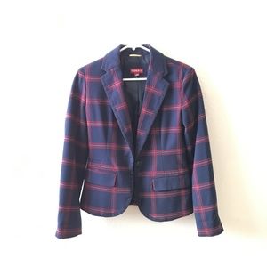 Stylish Tartan Plaid Blazer